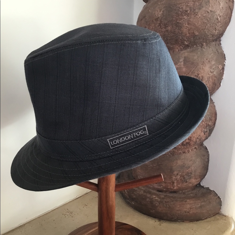 Vintage London Fog Men's Fedora Hat - Rain Resistant and Light for Any Weather